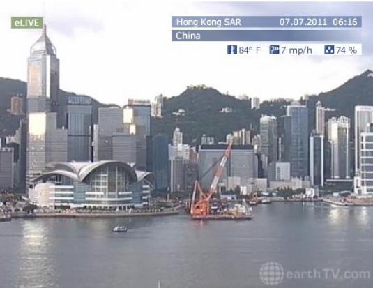 Hong Kong Live Down Town Streaming Video Camera