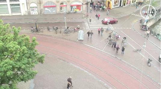 Koningsplein Square live streaming audio webcam