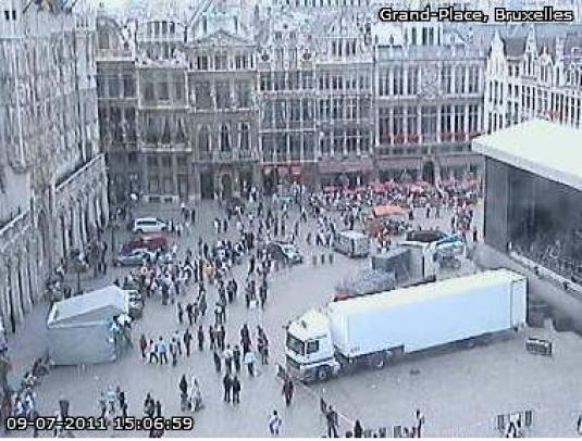 Grand Palace live video streaming camera Brussels
