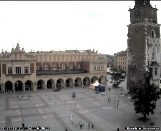Kraków City Square streaming live webcam Poland