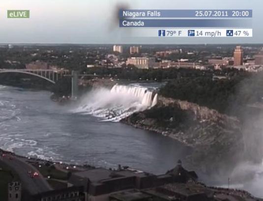Niagara Falls live video streaming HD webcam