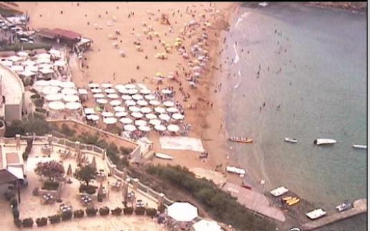 Valletta live beach weather webcam Malta