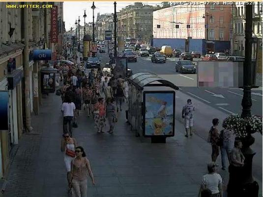 Nevsky Avenue live People Watching streaming cam