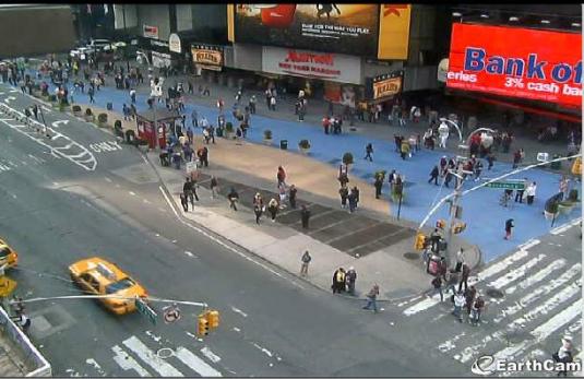 Live Times Square Panoramic streaming webcam