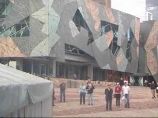 Federation Square streaming webcam Melbourne Australia