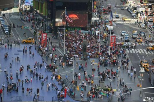Live Father Duffy Square Times Square HD Webcam New York