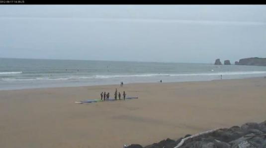Hendaye LIVE Surfing Beach Weather HD Webcam