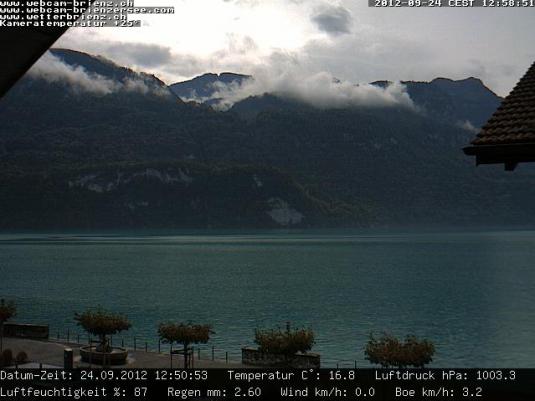 Live Streaming HD Brienz Lake Weather Webcam