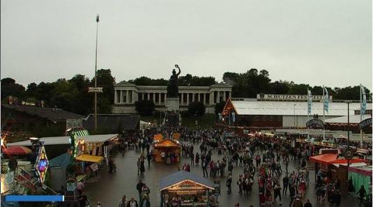 Munich Oktoberfest 2012 Beer Festival Live Webcam in Munich
