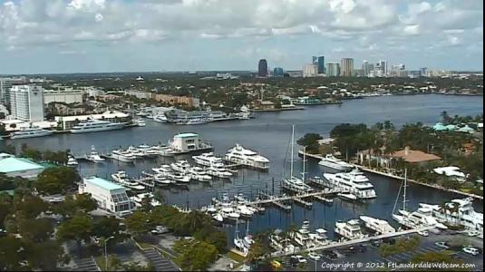 Fort Lauderdale Live Harbour weather webcam in Florida