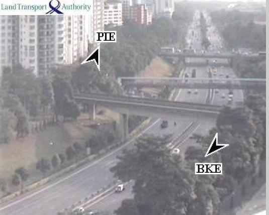Singapore Live Traffic Webcam Kranji Expressway at Choa Chu Kang