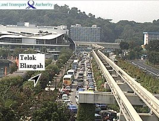 Telok Blangah Traffic Cam Sentosa Gateway Tunnel Singapore