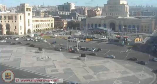 Yerevan Republic Square Live Streaming Webcam in Armenia
