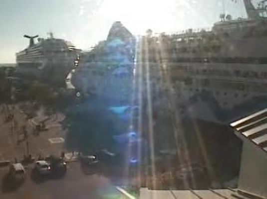 Mallory Square Cruise Ships Streaming Webcam Key West Florida