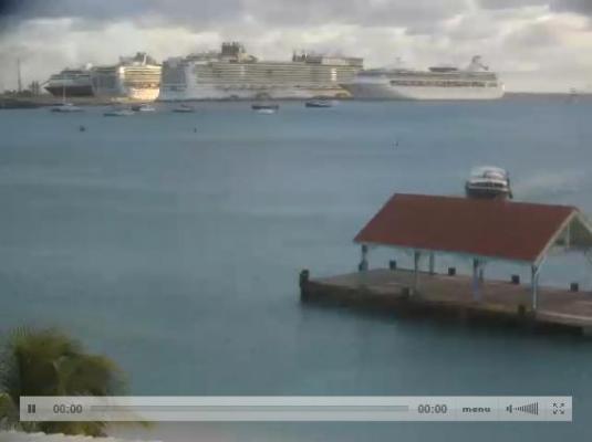 St Maarten Cruise Ships Live HD Streaming Webcam Philipsburg Caribbean