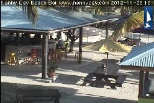Nanny Cay Beach Bar Streaming Webcam Tortola Island BVI Caribbean