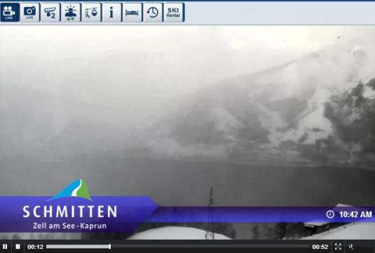 Live Streaming Zell am See Ski Resort Skiing Weather Webcam, Austria