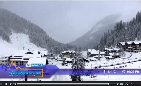 Live Streaming Altenmarkt-Zauchensee Ski Resort Skiing Weather Webcam, Austria