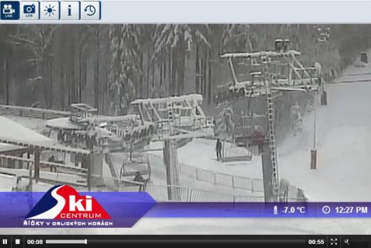 Live Streaming Ricky v Orlick horach Ski Resort Skiing Conditions Weather Webcam, Czech Republic