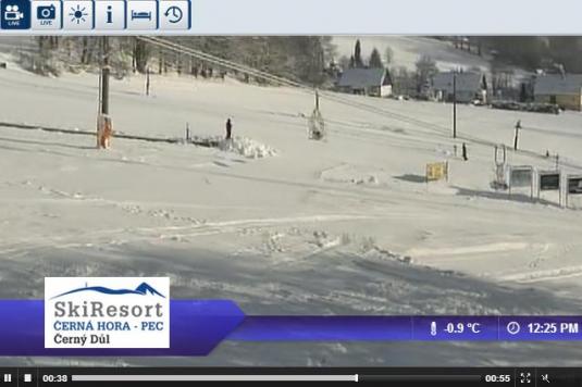 Live Streaming Cerny Dul Ski Resort Real Time Weather Skiing Webcam, Czech Repubulic