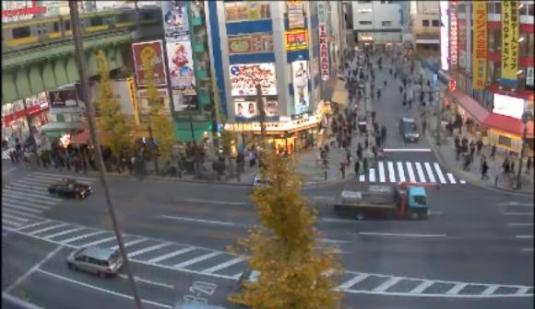 Akihabara Electric Town Live Streaming Tokyo Traffic Weather Cam