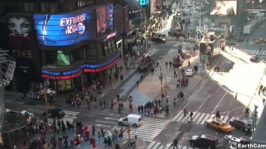 Vacaciones surf fácil de lastimarse Times Square Live Panorama Streaming HD Cam New York City - New York