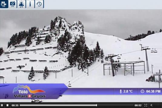 Live Streaming Villars Bretaye Ski Resort Skiing and Snowboarding Weather Webcam, Switzerland