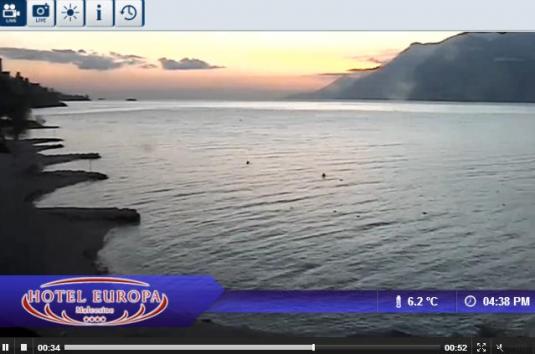 Live Streaming Malcesine Weather Webcam Overlooking Lake Garda, Italy