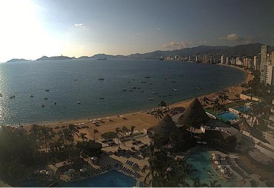 Acapulco Live Beach Weather Web Cam Acapulco Guerrero Mexico