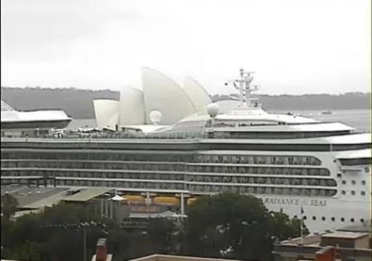 Cruise Ships Live Streaming Webcam Sydney Harbor City Port NSW