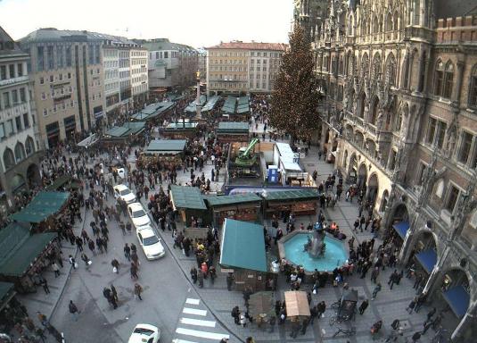 usikre affældige Se tilbage Marienplatz Square HD Webcam in Munich Bavaria Germany