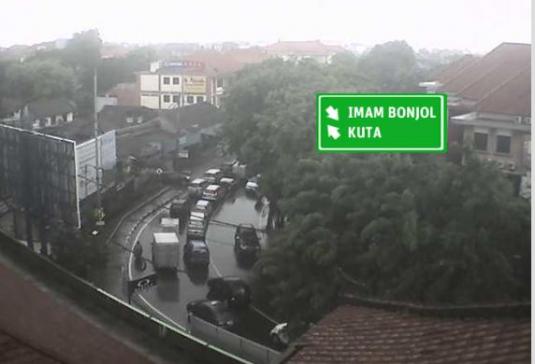 Live Bali Traffic Weather Webcam Kuta Raya Area of Bali in Indonesia