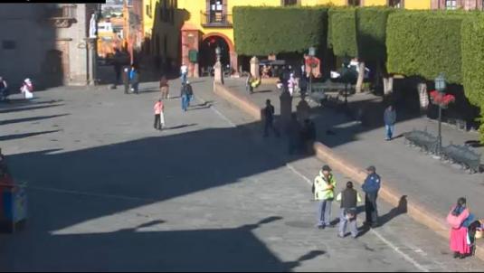 San Miguel de Allende City Square Streaming Weather Webcam Mexico