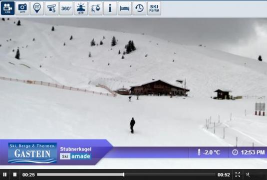 Bad Gastein Ski Resort Live Streaming Skiing and Snowboarding Weather Webcam, Austria