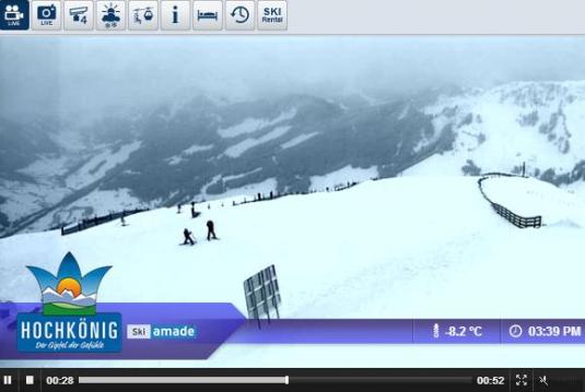 Mari Alm Live Streaming Skiing and Snowboarding, Ski Resort Weather Webcam, Austria