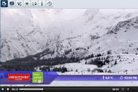 Live Streaming Oberstdorf Fellhorn Ski Resort Skiing and Snowboarding Weather Cam, Germany
