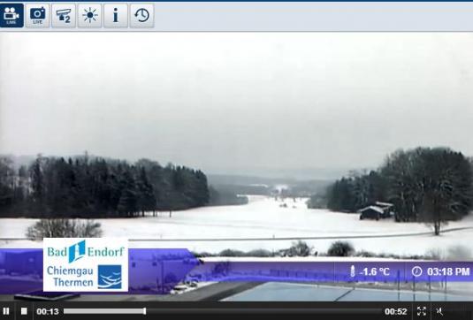 Bad Endorf Live Streaming Skiing and Snowboarding Ski Resort Weather Webcam, Germany