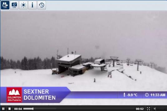 Live Streaming Sesto Dolomites Skiing and Snowboarding Weather Webcam, Italy