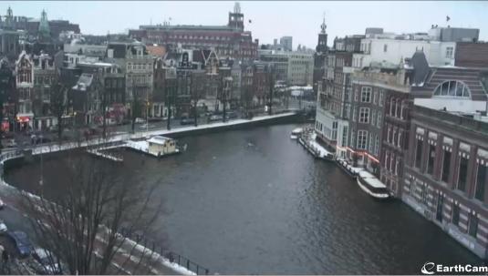 Amstel Canal Live Streaming Amsterdam Webcam Netherlands