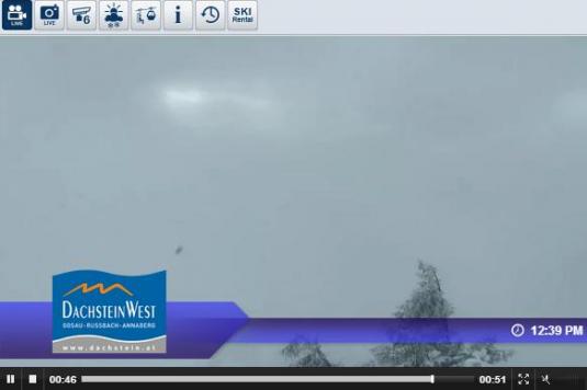Dachstein West: Zwieselalm Bergstation live Streaming Skiing and Snowboarding Weather Webcam, Austria
