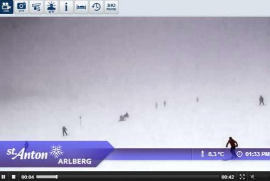 St.Anton am Arlberg Live Streaming Skiing and Snowboarding Ski Resort Weather Cam, Austria