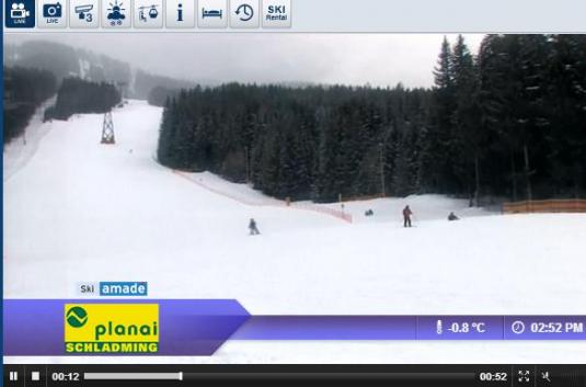 Live Streaming Hochwurzen Talstation Ski Resort Skiing and Snowboarding Weather Webcam, Austria