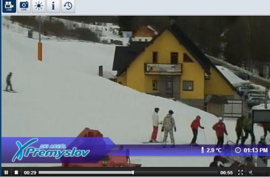 Premyslov Ski Resort Live Streaming Skiing and Snowboarding Weather Webcam, Czech Republic