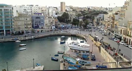 St Julians Town Centre Live Weather Webcam Malta