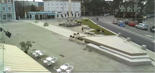 Gradisca Town Unity Square Live Streaming Weather Cam North Eastern Italy