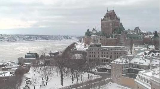 Chateau Frontenac Hotel Weather Cam Quebec City Canada