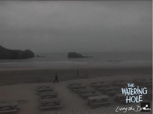Watering Hole Bar Live Streaming Perranporth Surfing Beach Weather Cam Cornwall