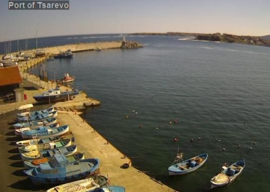 Port of Tsarevo Live Weather Webcam Black Sea Bulgaria