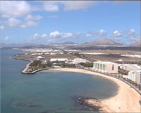Arrecife Live Holiday Resort Beach Weather Webcam Lanzorote Canary Islands