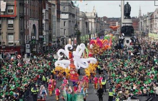 Dublin St Patricks Day Parade 2014 Streaming Webcast City of Dublin Ireland